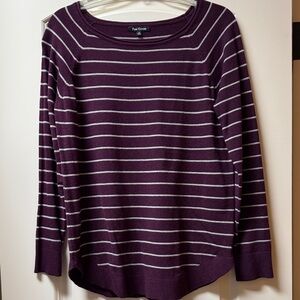 Pink Clover Striped Long Sleeve Top